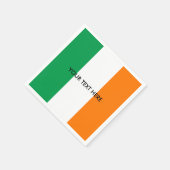 Serviette En Papier Drapeau irlandais serviettes de soirée personnalis (Coin)