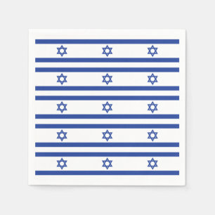 Serviette En Papier drapeau israélien