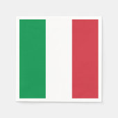 Serviette En Papier Drapeau Italie (Devant)