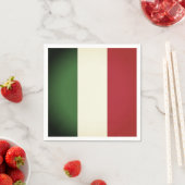 Serviette En Papier Drapeau italien (En situation)
