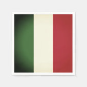 Serviette En Papier Drapeau italien (Devant)