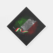 Serviette En Papier Drapeau italien (Coin)