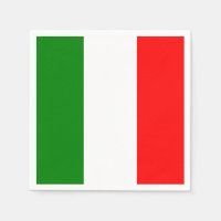 Drapeau italien Bandiera d'Italia Napkin