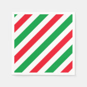 Serviette En Papier Drapeau italien motif (Devant)