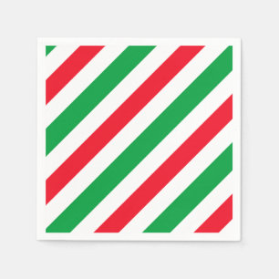 Serviette En Papier Drapeau italien motif