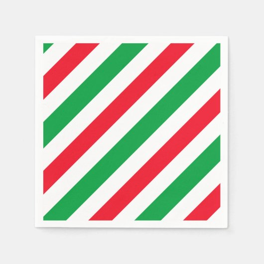Serviette En Papier Drapeau italien motif (Devant)