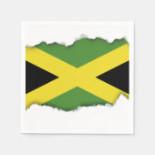 Serviette En Papier Drapeau jamaïcain (Devant)