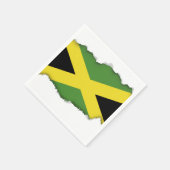 Serviette En Papier Drapeau jamaïcain (Coin)