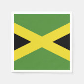 Serviette En Papier Drapeau jamaïcain (Devant)