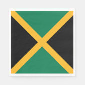 Serviette En Papier Drapeau Jamaïque (Devant)