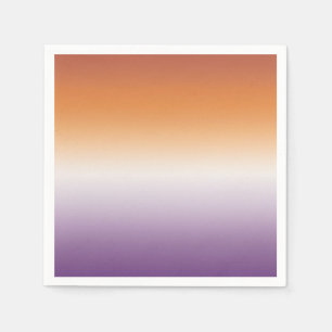 Serviette En Papier Drapeau lesbien subtil du Parti Sapphique