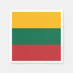 Serviette En Papier Drapeau Lituanie