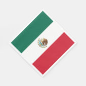 Serviette En Papier Drapeau mexicain (Coin)