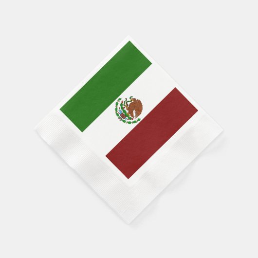 Serviette En Papier Drapeau mexicain (Coin)
