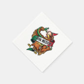 Serviette En Papier Drapeau mexicain de la Fierté (Coin)