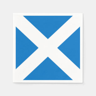 Serviette En Papier Drapeau national de croix de l'Ecosse St Andrew
