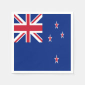 Serviette En Papier Drapeau néo-zélandais (Devant)