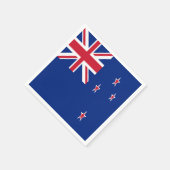 Serviette En Papier Drapeau néo-zélandais (Coin)
