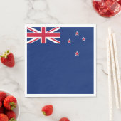 Serviette En Papier Drapeau néo-zélandais (En situation)