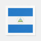 Serviette En Papier Drapeau : Nicaragua (Devant)