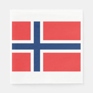 Serviette En Papier Drapeau norvégien (Norvège)