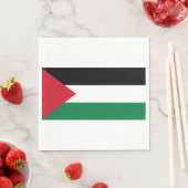 Serviette En Papier Drapeau palestinien (Palestine) (En situation)