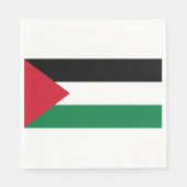 Serviette En Papier Drapeau palestinien (Palestine) (Devant)