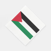 Serviette En Papier Drapeau palestinien (Palestine) (Coin)