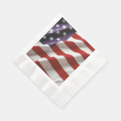 Serviette En Papier Drapeau patriotique américain (Coin)