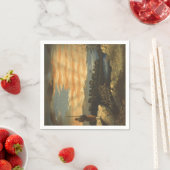 Serviette En Papier Drapeau patriotique américain dans le ciel (En situation)