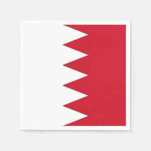 Serviette En Papier Drapeau patriotique de Bahreïn