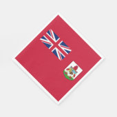 Serviette En Papier Drapeau patriotique des Bermudes (Coin)