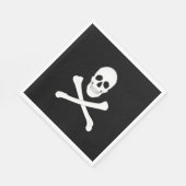 Serviette En Papier Drapeau Pirate (Jolly roger) (Coin)