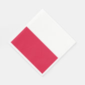 Serviette En Papier Drapeau polonais (Pologne) (Coin)