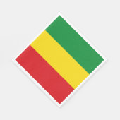 Serviette En Papier Drapeau rastafarien Rasta Ethiopie (Coin)