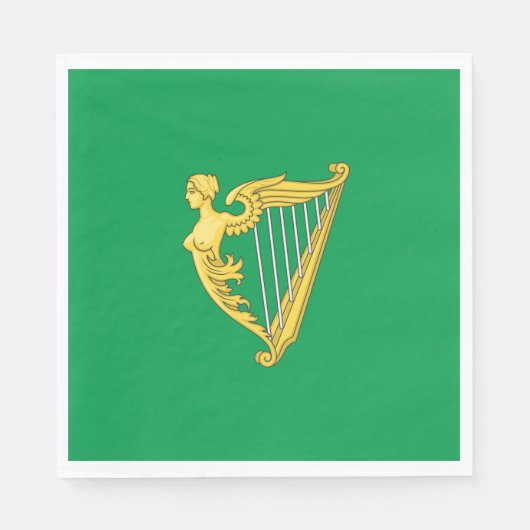Serviette En Papier Drapeau républicain irlandais (Devant)