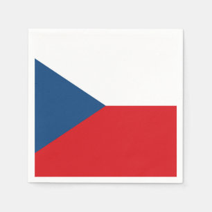 Serviette En Papier Drapeau République tchèque