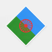 Serviette En Papier Drapeau romani (Coin)