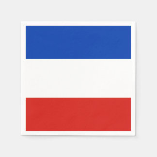 Serviette En Papier Drapeau Schleswig-Holstein Papier Napkins