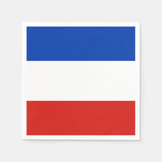 Serviette En Papier Drapeau Schleswig-Holstein Papier Napkins (Devant)