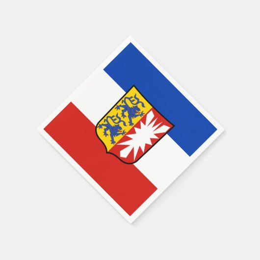 Serviette En Papier Drapeau Schleswig-Holstein Papier Napkins (Coin)