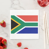 Serviette En Papier Drapeau sud-africain (En situation)