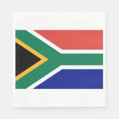 Serviette En Papier Drapeau sud-africain (Devant)