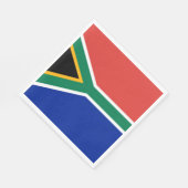 Serviette En Papier drapeau sud-africain (Coin)