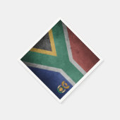 Serviette En Papier Drapeau sud-africain (Coin)