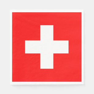 Serviette En Papier Drapeau suisse (Suisse)