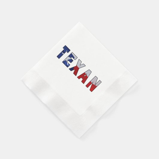 Serviette En Papier Drapeau texan (Coin)