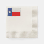 Serviette En Papier Drapeau texan (Devant)