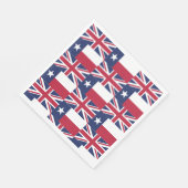 Serviette En Papier Drapeau Texas Union Jack Drapeau Papier Naples (Coin)