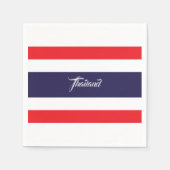 Serviette En Papier Drapeau Thaïlande (Devant)